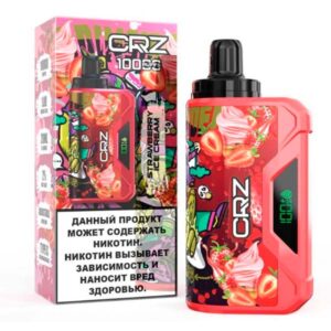 Одноразовая ЭС CRZ10000 - Strawberry ice cream (Клубничное мороженное) (M)