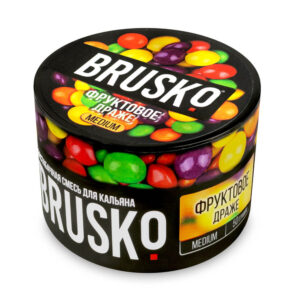 Бестабачная смесь для кальяна Brusko (Фруктовое Драже) 50г Strong