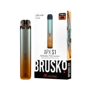 Brusko APX S1 Pod 500mAh (Персиково-голубой градиент)