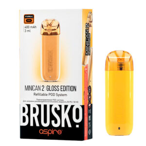 Brusko Minican 2 Gloss Edition 400mAh (Жёлтый)