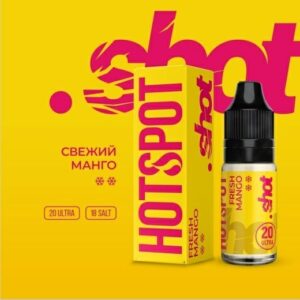 Жидкость HotSpot Shot Salt - Fresh Mango 10мл (20 Ultra)