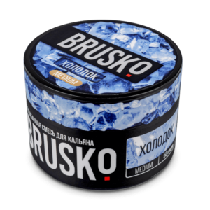 Бестабачная смесь для кальяна Brusko (Холодок) 50г Medium