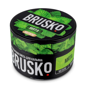 Бестабачная смесь для кальяна Brusko (Мята) 50г Strong