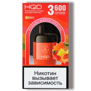 Одноразовая ЭС HQD Bang 3600 - Pineapple Mango Peach (Ананас Манго Персик)