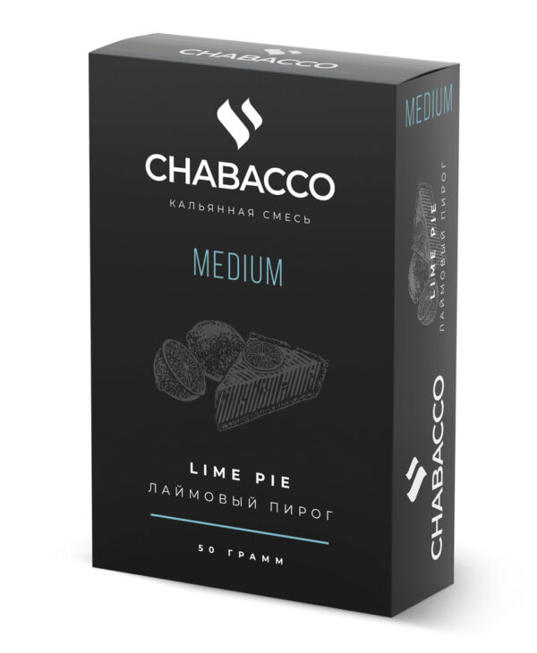 Бестабачная смесь для кальяна Chabacco Medium - Lime Pie 50г