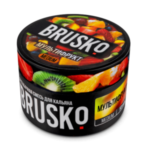 Бестабачная смесь для кальяна Brusko (Мультифрукт) 50г Strong