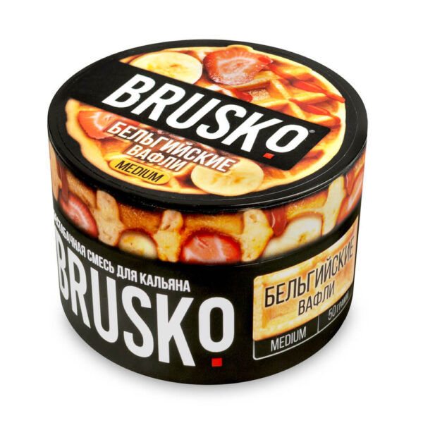 Бестабачная смесь для кальяна Brusko (Бельгийские Вафли) 50г Strong