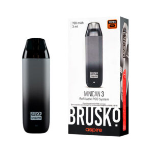 Brusko Minican 3 Pod 700mAh (Черно-серый градиент)