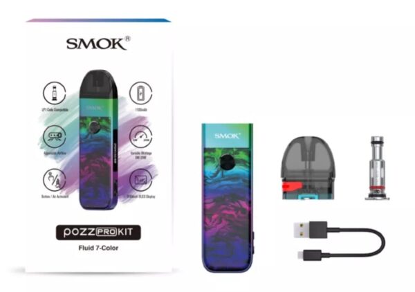 Smok Pozz Pro Kit 1100mAh (Green Blue Alloy)