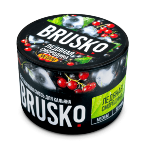 Бестабачная смесь для кальяна Brusko (Ледяная Смородина) 50г Strong