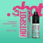 Жидкость HotSpot Shot Salt - Sweet Green Mint 10мл (18mg)