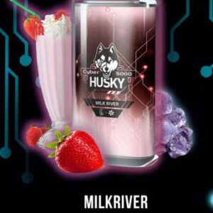 Одноразовая ЭС Husky Cyber 8000 - Milkrever (Молочный Коктейль, Клубника и Лед)