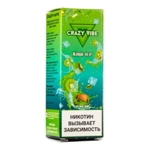 Жидкость Crazy Vibe Salt - Kiwi ice 30мл (20 Strong) (M)