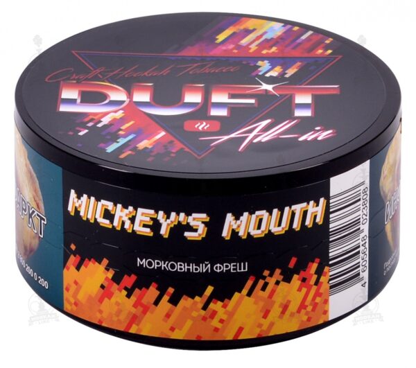 Табак Duft All-In - Mickeys Mouth (Морковный Фреш) 25г