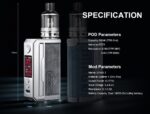 Voopoo Drag 3 Kit 177W With TPP-X Tank (Eagle Grey)