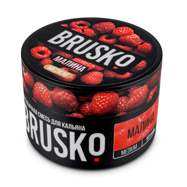 Бестабачная смесь для кальяна Brusko (Малина) 50г Medium