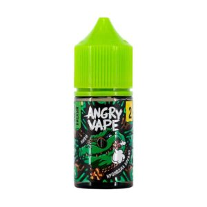 Жидкость Angry Vape Кислый Salt 30мл - Крокодил Бревно (Киви) 0мг (М)