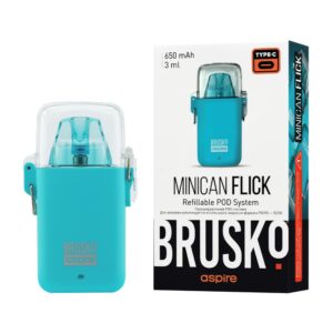 Brusko Minican Flick Pod 650mAh (Синий)