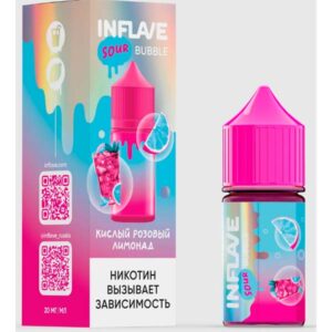 Жидкость INFLAVE BUBBLE Salt - Кислый Розовый Лимонад 30мл (20mg)