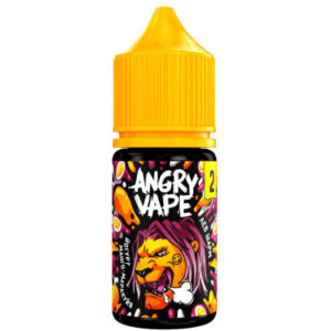 Жидкость Angry Vape Salt 30мл - Лев Шарм (Йогурт Манго Маракуйя) 0мг (М)