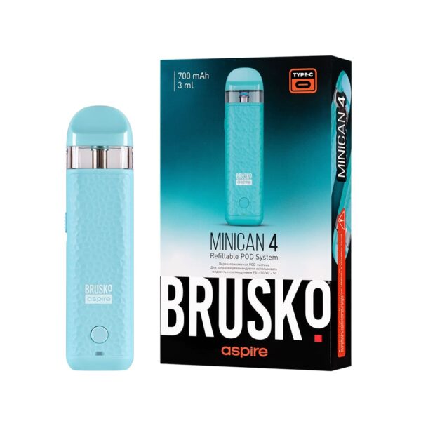 Brusko Minican 4 Pod 700mAh (Бирюзовый)