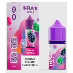 Жидкость INFLAVE BUBBLE Salt - Свежая Ежевика 30мл (20mg)