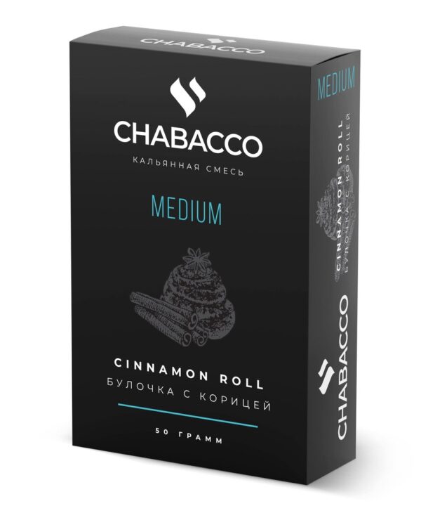 Бестабачная смесь для кальяна Chabacco Medium - Cinnamon Roll 50г