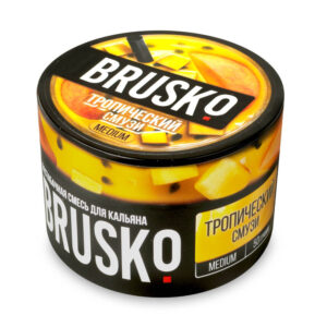 Бестабачная смесь для кальяна Brusko (Тропический Смузи) 50г Medium