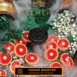 Табак Element Земля - Cookie Monster (Земляничное Печенье) 40г