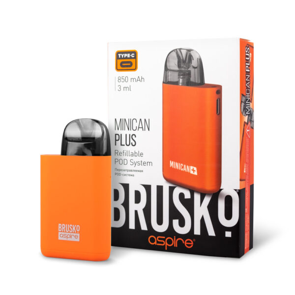 Brusko Minican Plus 850mAh (Оранжевый)