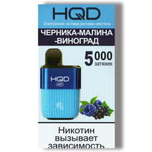 Одноразовая ЭС HQD Hot 5000 - Fresh Berries (Черника Малина Виноград)