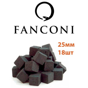 Уголь Fanconi кокосовый 25мм 250гр (18 шт)