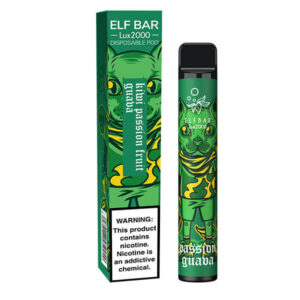 Одноразовая ЭС Elf Bar Lux 2000 - Kiwi Passion Fruit Guava (Киви Маракуйя Гуава) (М)