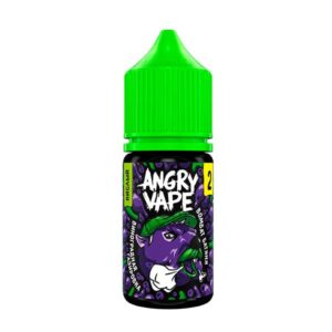 Жидкость Angry Vape Кислый Salt 30мл - Вомбат Батяня (Виноградная газировка) 0мг (М)