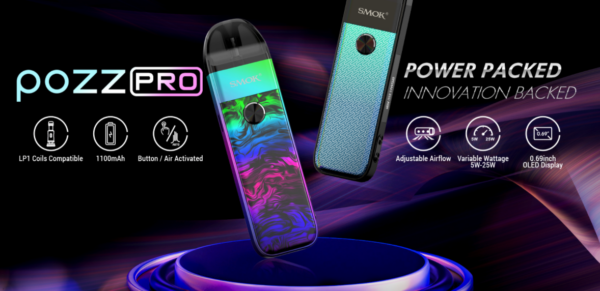 Smok Pozz Pro Kit 1100mAh (7-Color Alloy)