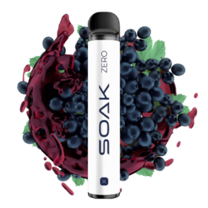 Одноразовая ЭС SOAK X Zero 1500 - Blackcurrant Daiquiri (Дайкири черная смородина) Без никотина