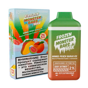 Одноразовая ЭС Jam Monster Bars Max 6000 - Mango Peach Guava Ice (Манго персик гуава лед)