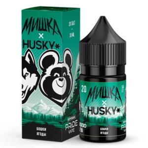 Жидкость Мишка x Husky Salt - Бошки Ягоды 30мл (20 Strong)