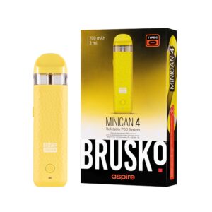 Brusko Minican 4 Pod 700mAh (Жёлтый)