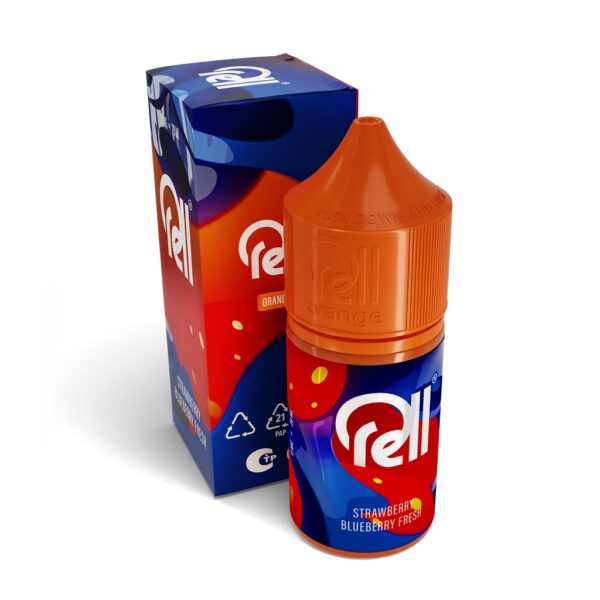 Жидкость RELL ORANGE - Strawberry Blueberry Fresh (0мг+бустер 18мг) (М)