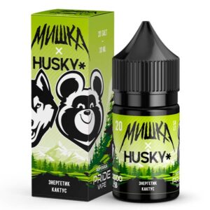 Жидкость Мишка x Husky Salt - Энергетик Кактус 30мл (20 Strong)