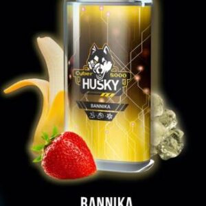 Одноразовая ЭС Husky Cyber 8000 - Bannika (Банан, Клубника и Лед)