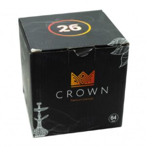 Уголь Crown кокосовый 26мм 1кг (64шт)