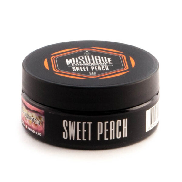 Табак для кальяна Must Have - Sweet Peach (Сладкий персик) 25г