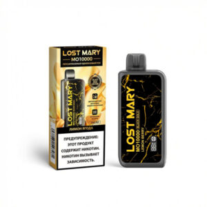 Одноразовая ЭС Lost Mary Black Gold MO 10000 - Lemon Berry (Лимон Ягода)