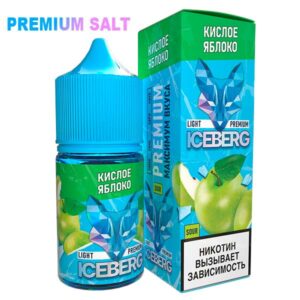 Жидкость Iceberg Ice Legend Salt - Кислое Яблоко 30мл (20 Strong)