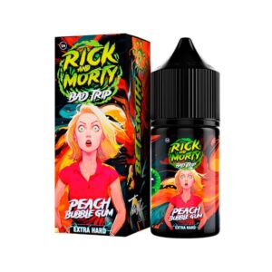 Жидкость Rick & Morty BAD TRIP Salt - Peach Bubble Gum (Персик Бабл Гам) 30мл (20 Hard) (M)