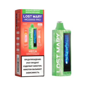 Одноразовая ЭС Lost Mary MO 20000 - Зеленое Яблоко Маракуйя Киви (Green Apple Baja Splash)